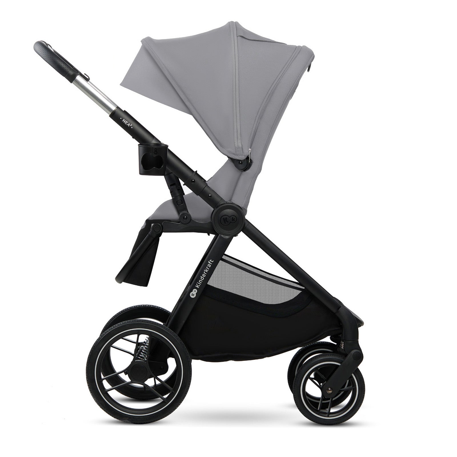 Kinderkraft Бебешка Количка 2В1 Nea 2.0 Platinium Grey