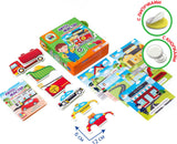 Настолна Игра С Копчета И Велкро Лепенки Автомайстор 20,5X18X5