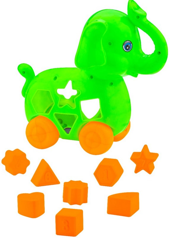 Слонче Сортер 4 Цвята Намери И Постави 23Х12Х23