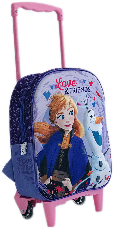 Карета С Колела И Телескопична Дръжка И 3Д Раница Фроузен 39Х28Х14