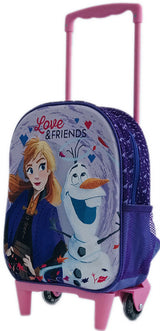 Карета С Колела И Телескопична Дръжка И 3Д Раница Фроузен 39Х28Х14