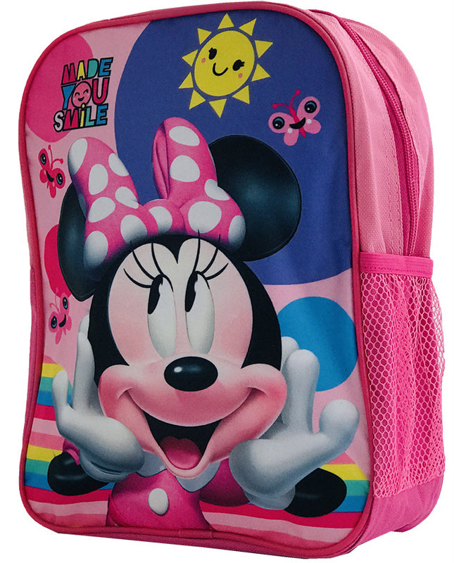 Раница Мини Маус За Детска Градина 33Х26Х10 Регулируеми Презрамки Със Страничен Джоб С 1 Голямо Отделение С Цип