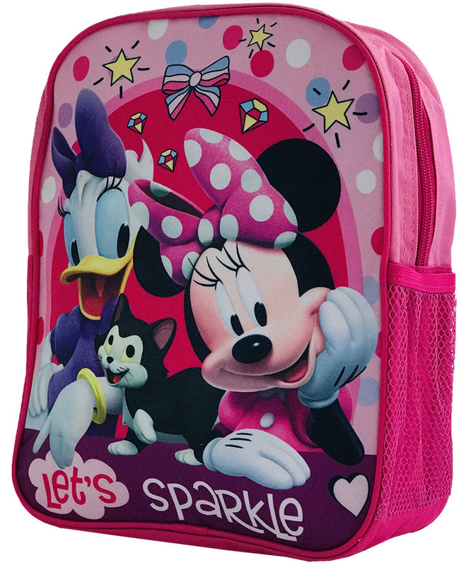 Раница Мини Маус За Детска Градина 33Х26Х10 Регулируеми Презрамки Със Страничен Джоб С 1 Голямо Отделение С Цип