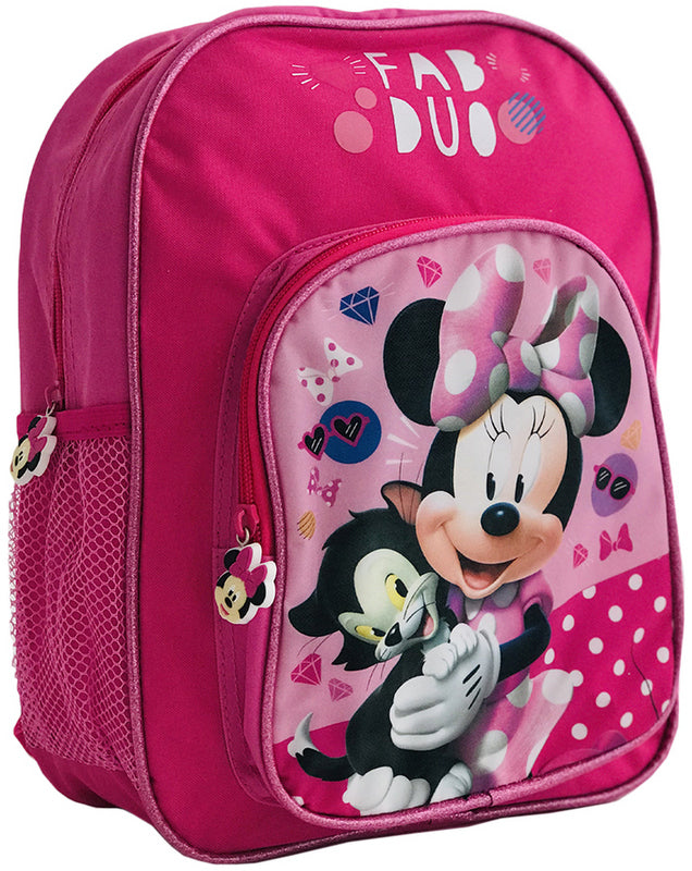 Раница Мини Маус 32Х25Х11 Регулируеми Презрамки Със Страничен Джоб С 1 Голямо Отделение И 1 Малко Отделение С Отваряне С Цип