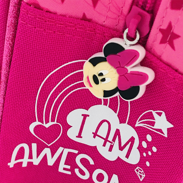 Карета С Колела И Телескопична Дръжка И 3Д Раница Мини Маус 39Х28Х14