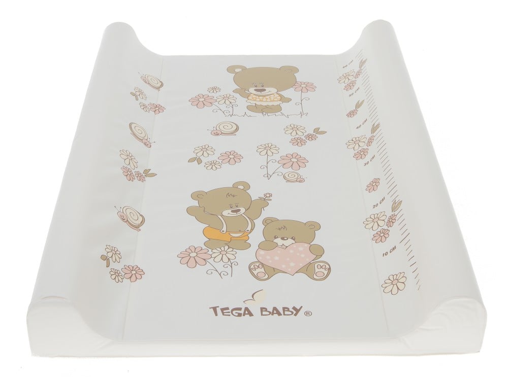 Твърда Подложка За Повиване Teddy 50 70см Цвят: Бежов Tega Baby