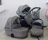 Бебешка Количка Piuma 3в1 Цвят: Син Лен Adbor