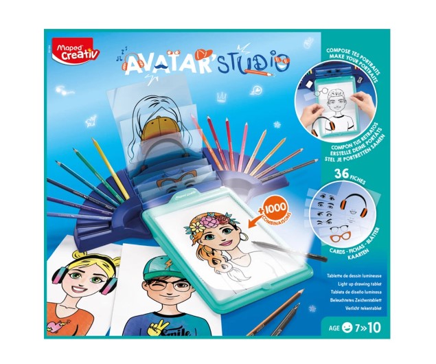 Комплект Avatar Studio -Създай И Оцвети Аватар - Занимателни Играчки - Comsed - BebeMama