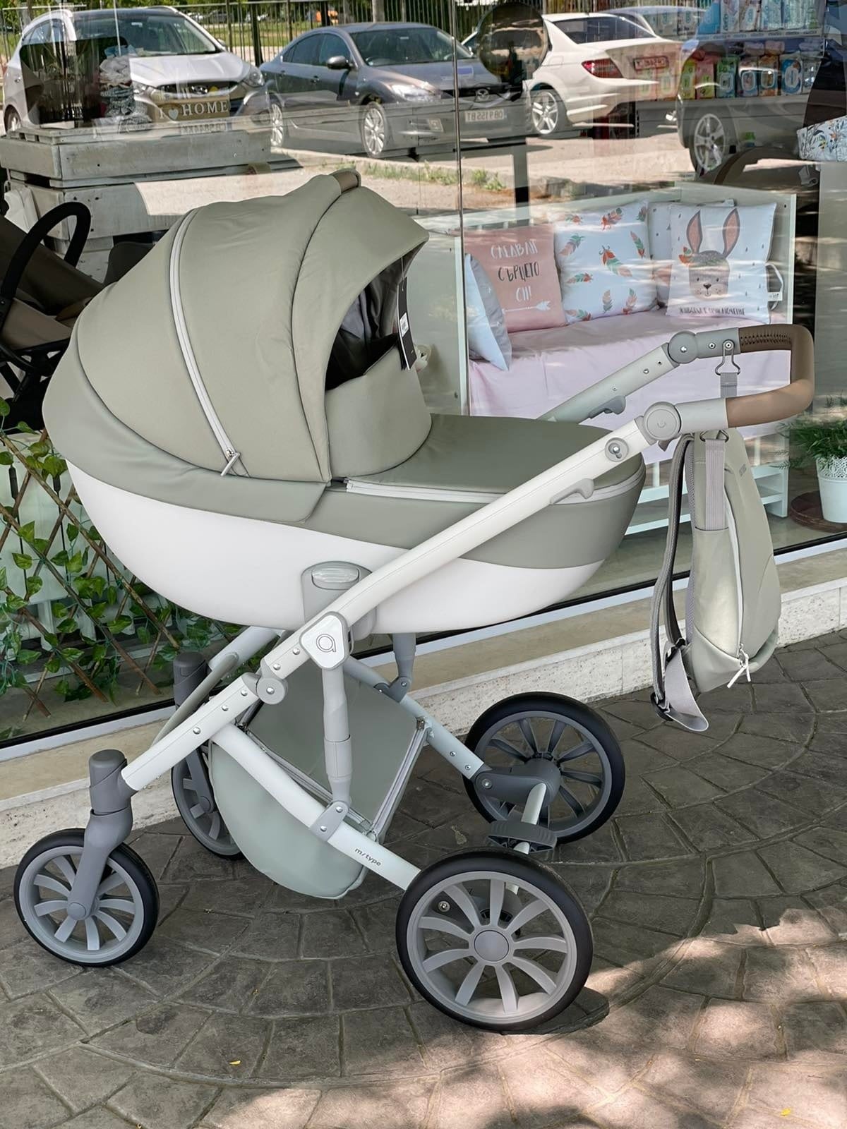 Бебешка Количка 2в1 M Type Minty Anex