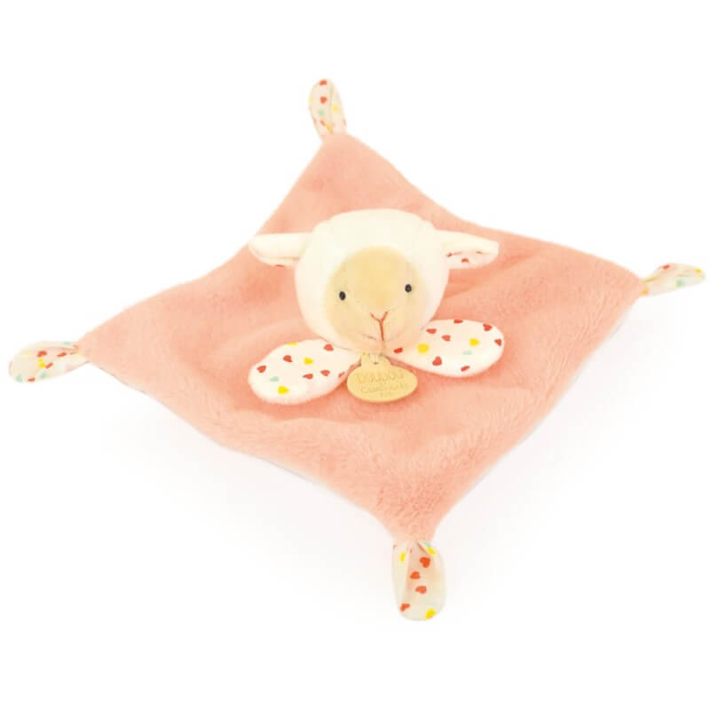 Plüss bárányka figura, Doudou, 19 cm