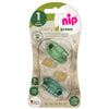Залъгалка Зелен,т.зелен Green Каучук 0 6m Nip