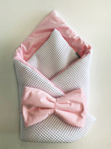 Двулицева Пелена За Изписване "прегърни Ме" + Панделка Зима Pink White Galix