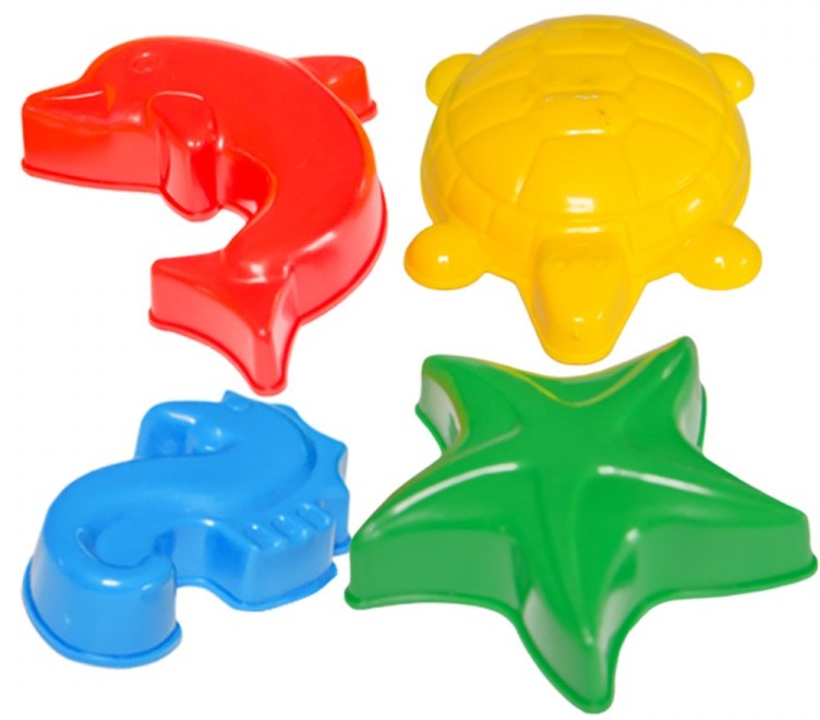 Формички За Пясък Морско Дъно 13×9×7 Julia