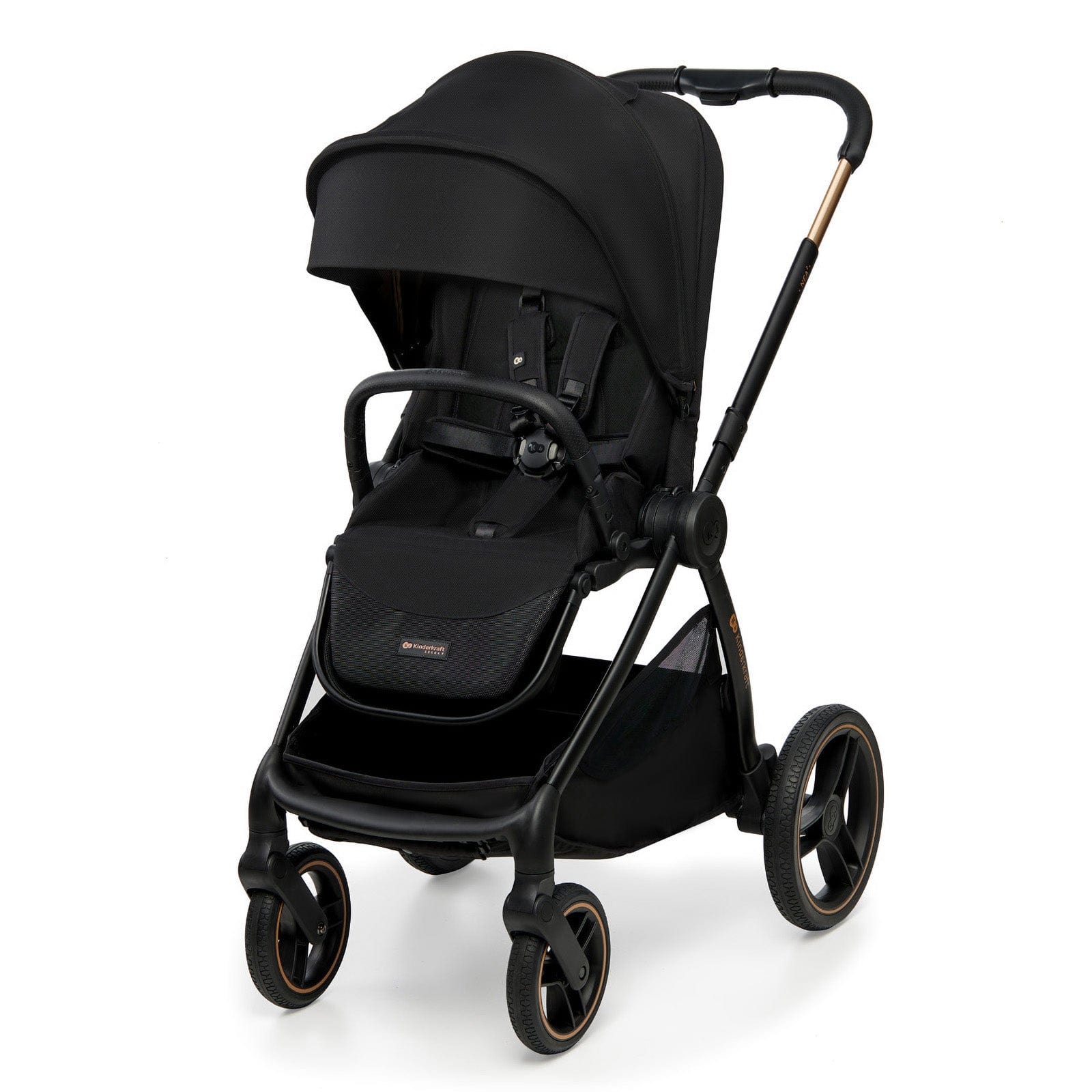 Kinderkraft Бебешка Количка 2В1 Nea 2.0 Midnight Black