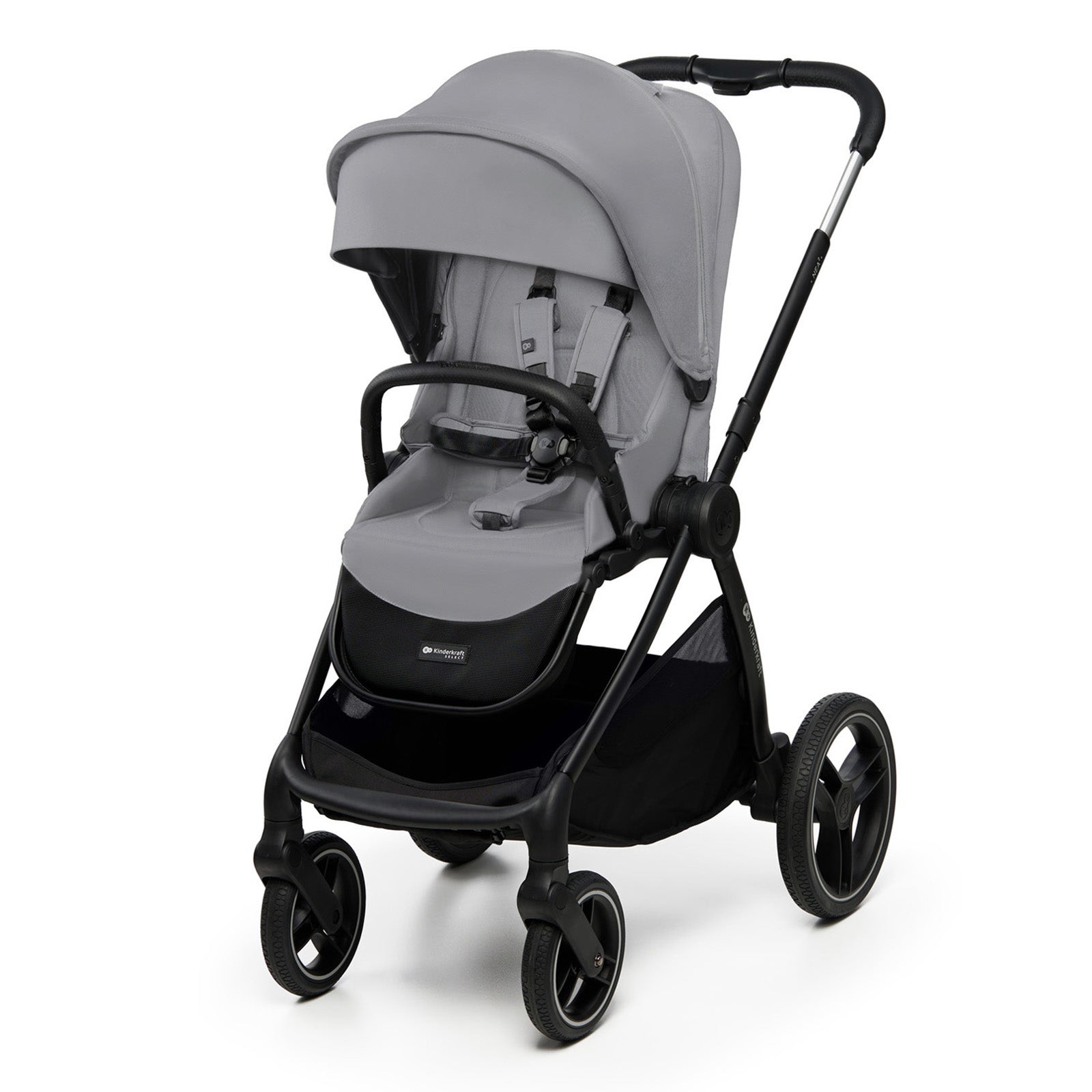 Kinderkraft Бебешка Количка 2В1 Nea 2.0 Platinium Grey