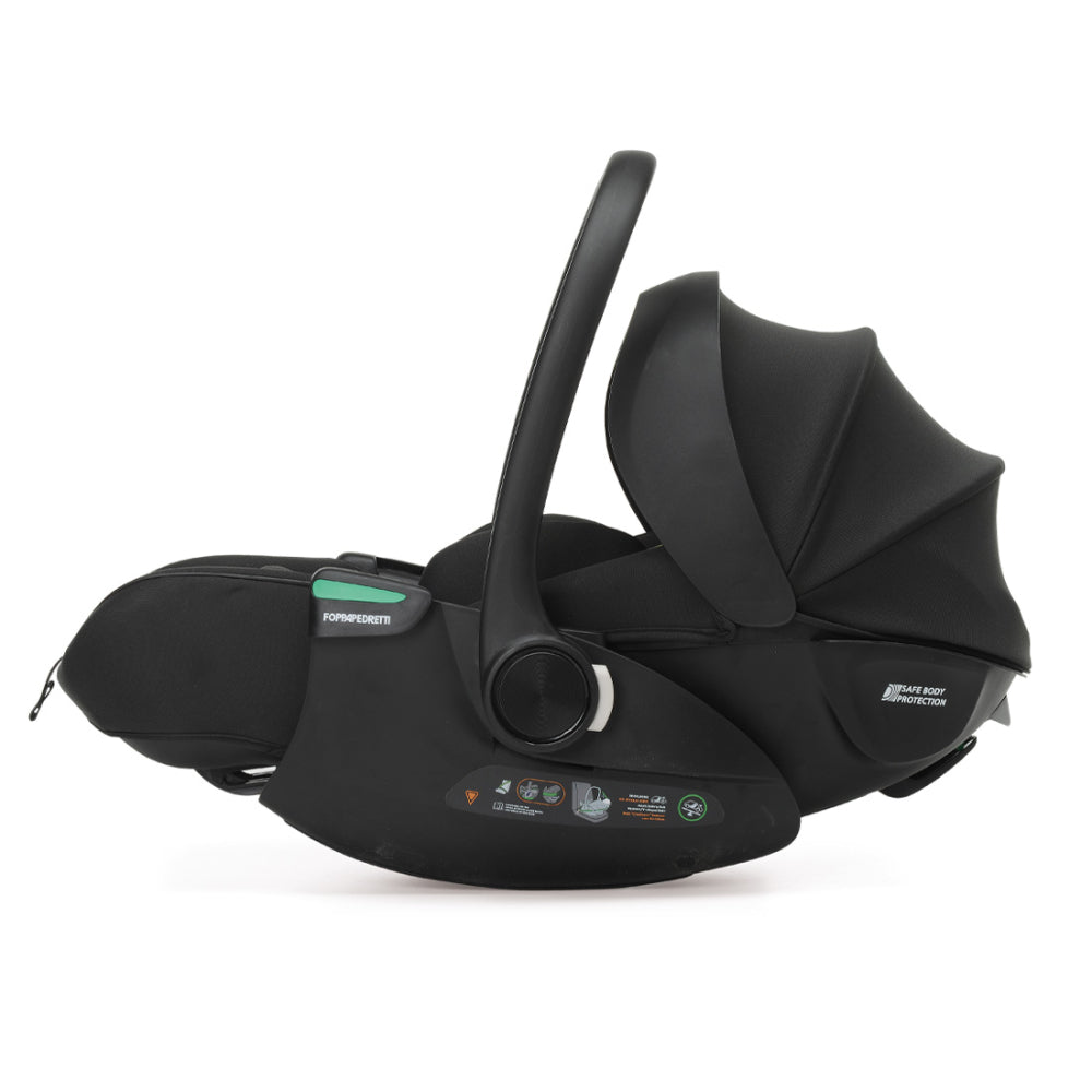 Комплект Столче За Кола 3 В 1 Disk Grow I Size + База Disk I Size + Столче Disk Infant I Size Ebony Foppapedretti