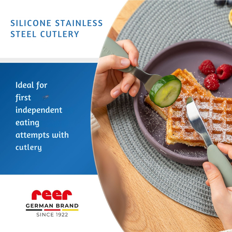 25133 Прибори Силикон Стомана 3 Бр Reer