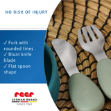 25133 Прибори Силикон Стомана 3 Бр Reer