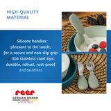 25133 Прибори Силикон Стомана 3 Бр Reer