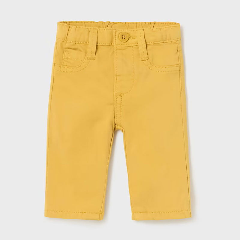 2517 Панталон Дълъг Туил Куркума 2-4 --- BebeMama