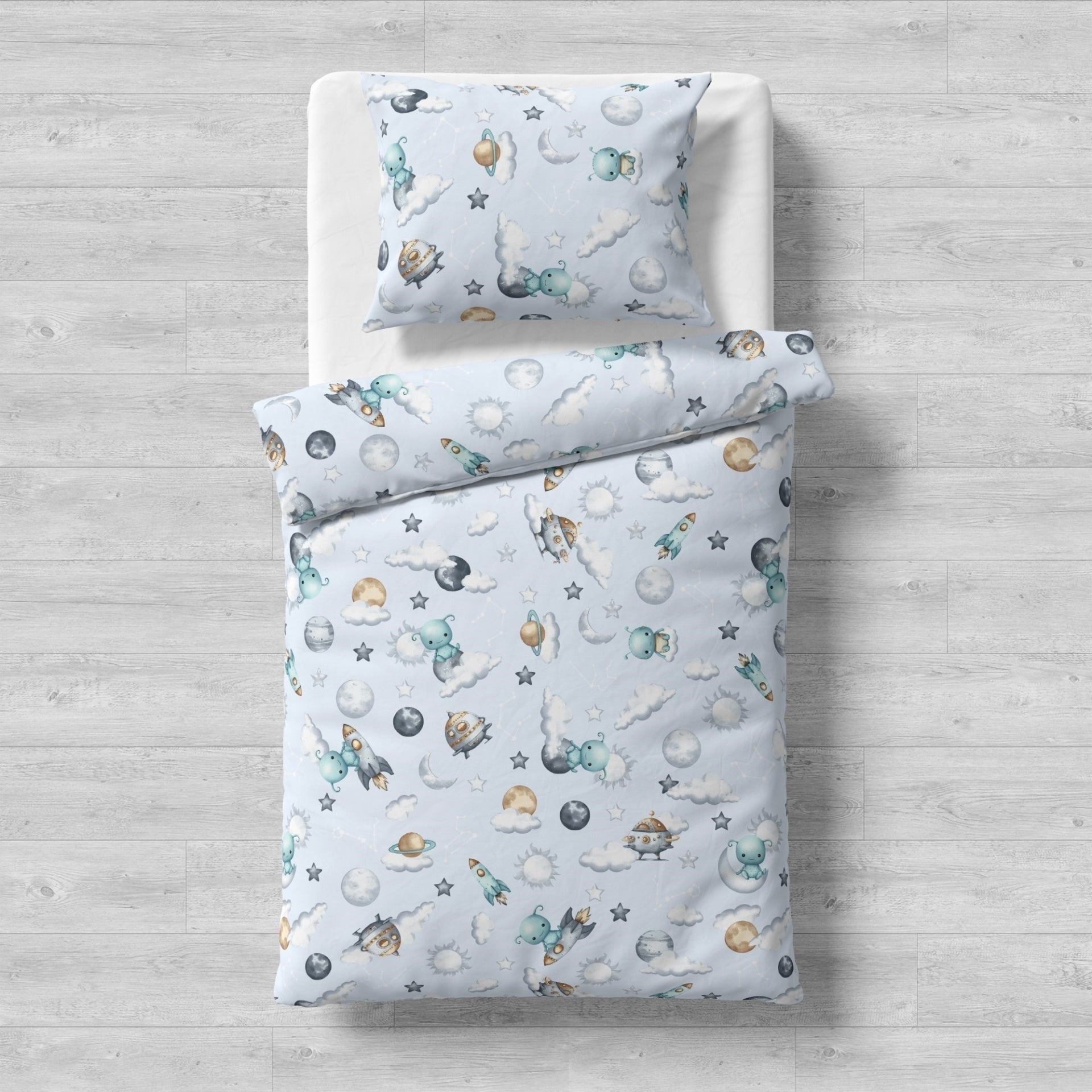 Детски Спален Комплект Космически Кораб 3 Части Galix