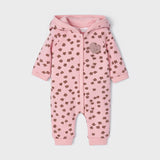 2603 Гащеризон С Качулка 6-9 Бледорозов --- BebeMama