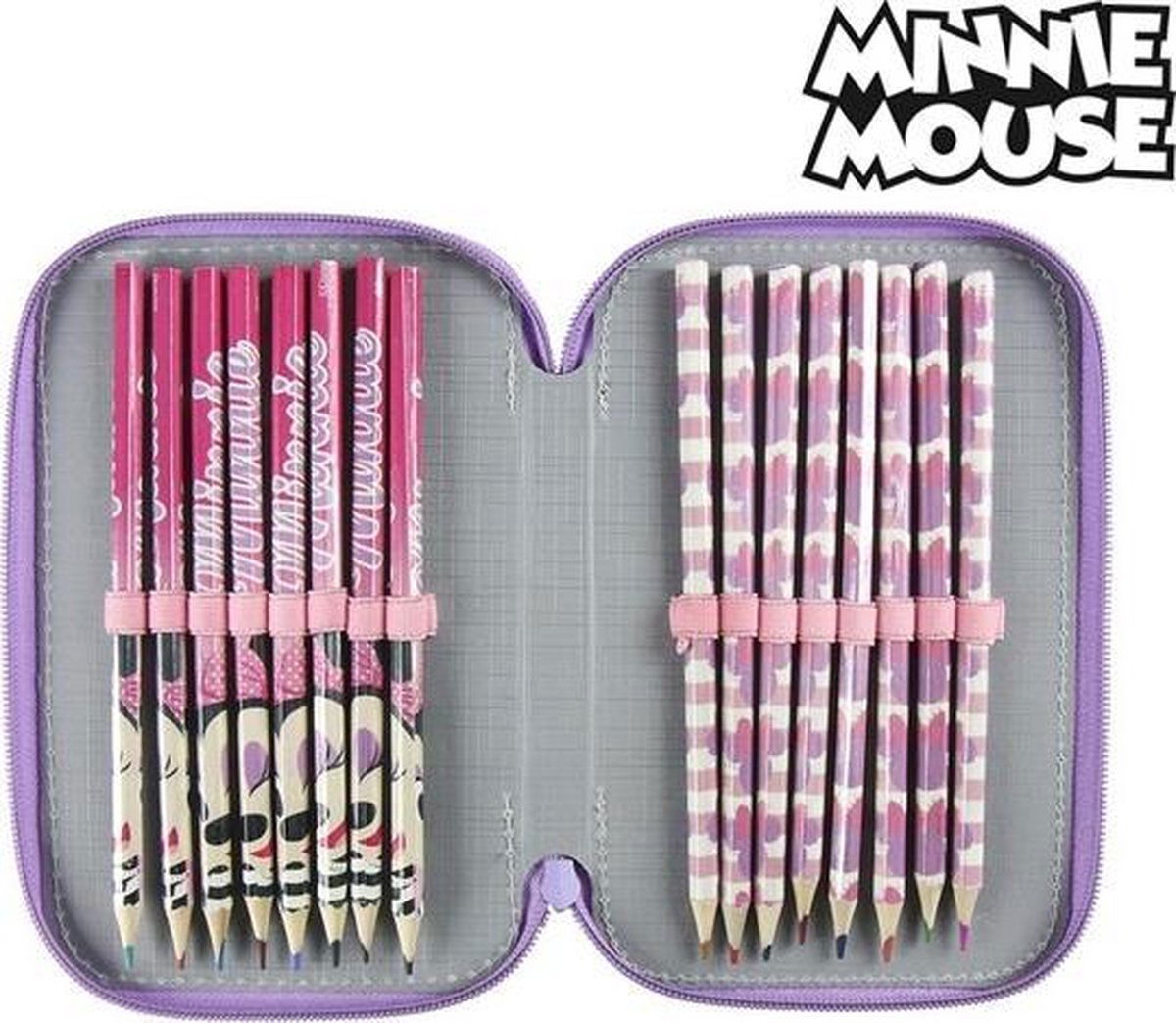 2700000241 Несесер Три Ципа Пълен Minnie --- BebeMama