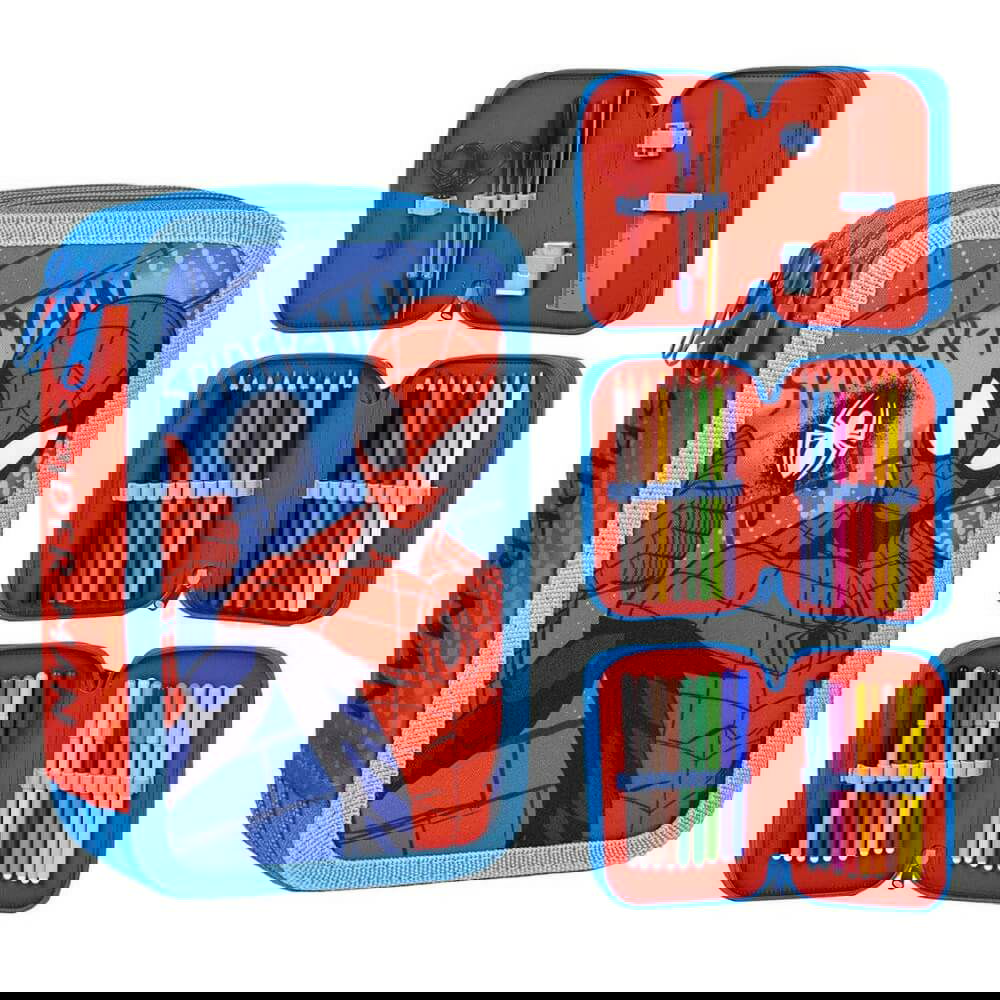 2700000575 Несесер 2 Ципа Пълен Spiderman --- BebeMama