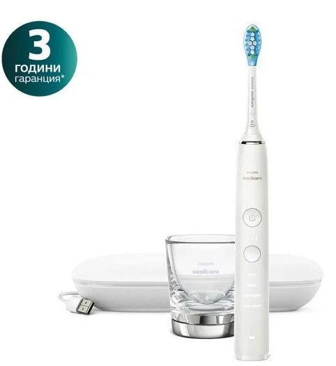 Philips Sonicare Ел.Четка Diamond Clean Серия 9000 Hx9911/27 - Бял --- BebeMama
