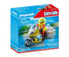 Playmobil - Motocicletă de salvare cu lumină intermitentă
