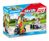 Playmobil - Pachet de salvare pentru începători cu mașina de curse cu echilibru