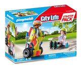 Playmobil - Pachet de salvare pentru începători cu mașina de curse cu echilibru