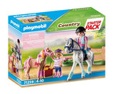 Playmobil - Pachet de început pentru îngrijirea cailor