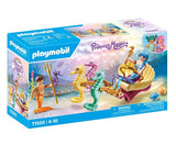 Playmobil - Sirenă cu Trăsură și Căluț de Mare