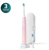 Philips Sonicare Ел. Четка За Зъби 5100 Protective Clean Hx6856/29 Brushsync - Розова --- BebeMama