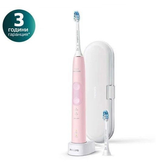 Philips Sonicare Ел. Четка За Зъби 5100 Protective Clean Hx6856/29 Brushsync - Розова --- BebeMama