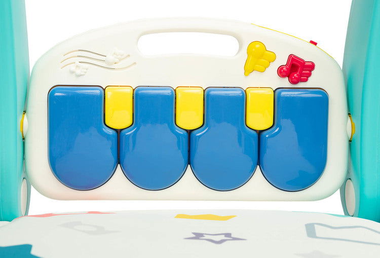 2В1 Проходилка С Музикална Подложка Синя Caretero Toyz --- BebeMama