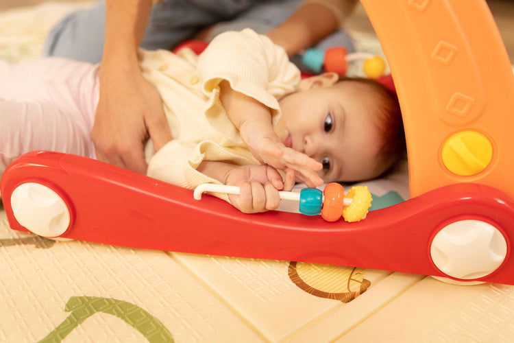 2В1 Проходилка С Музикална Подложка Синя Caretero Toyz --- BebeMama