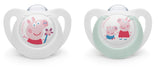 Nuk Биберон Залъгалка Силикон 18-36 Мес., 2Бр., Peppa Pig