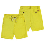 3.249 Бермуди Лен Туил Жълт 4 --- BebeMama