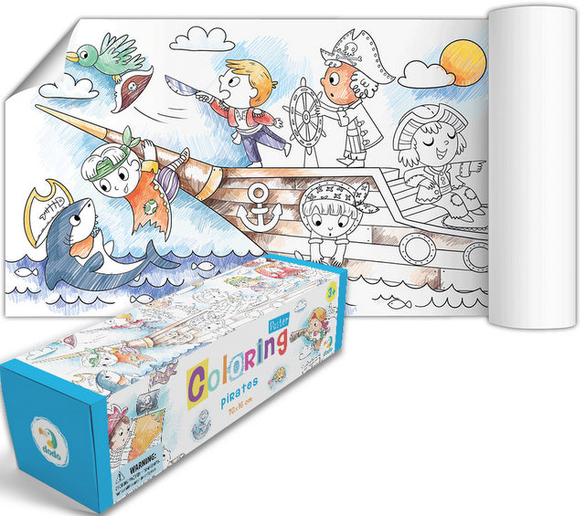 Постер За Рисуване В Кутия Пирати 5Х19Х5