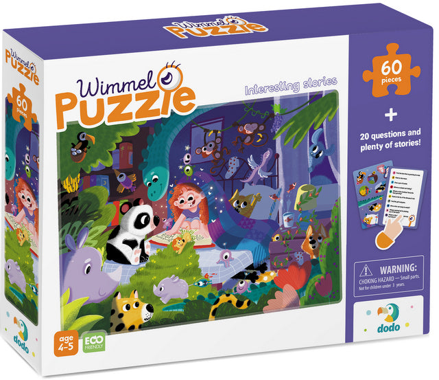 Пъзел За Наблюдение Интересни Истории 60 Ел.18Х24Х4 Намери Кое Къде Е И Отговори На Въпросите В КартитеКоито Са На Български Език