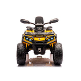Ел. Atv Can Am Outlander Жълто Eva Гуми Chipolino