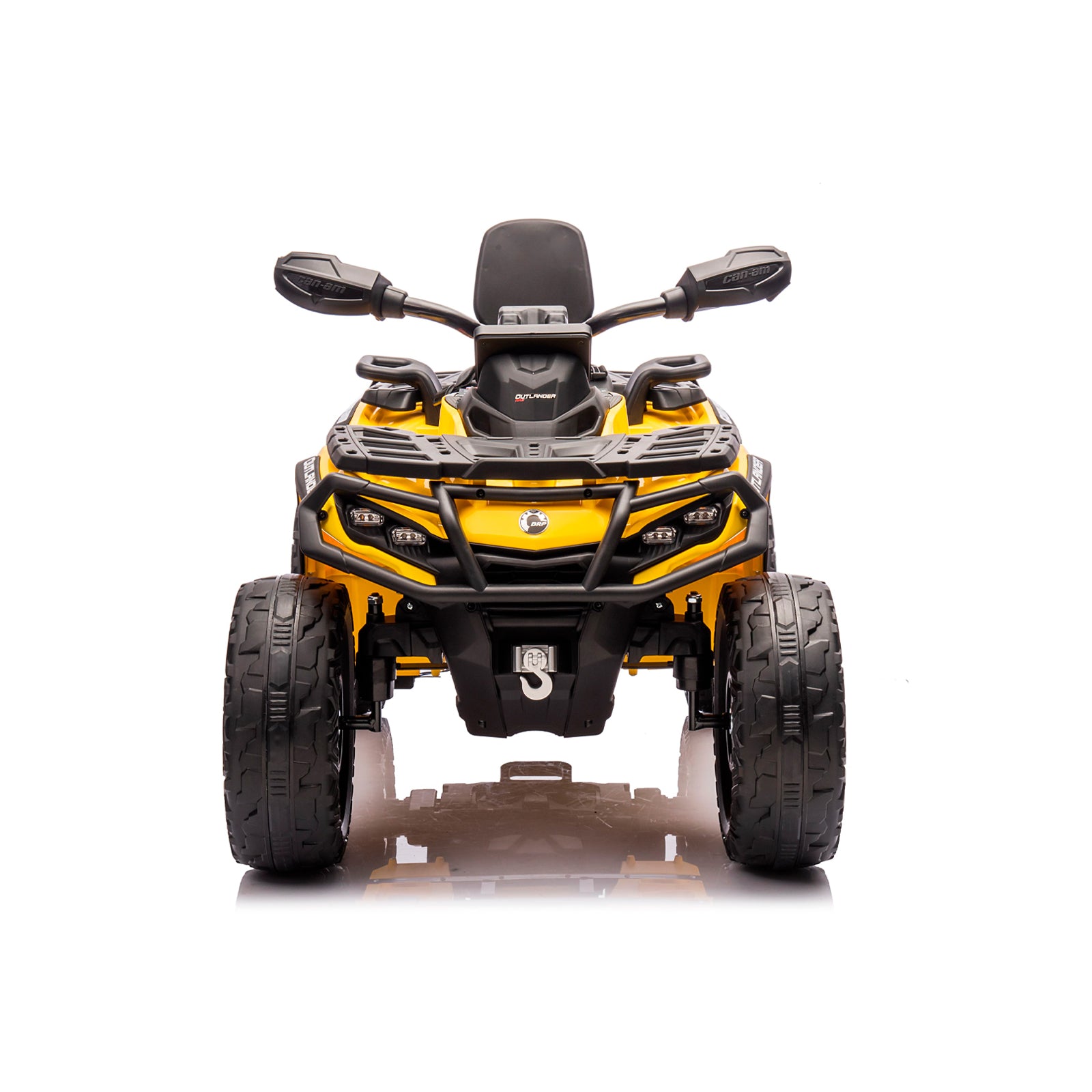 Ел. Atv Can Am Outlander Жълто Eva Гуми Chipolino