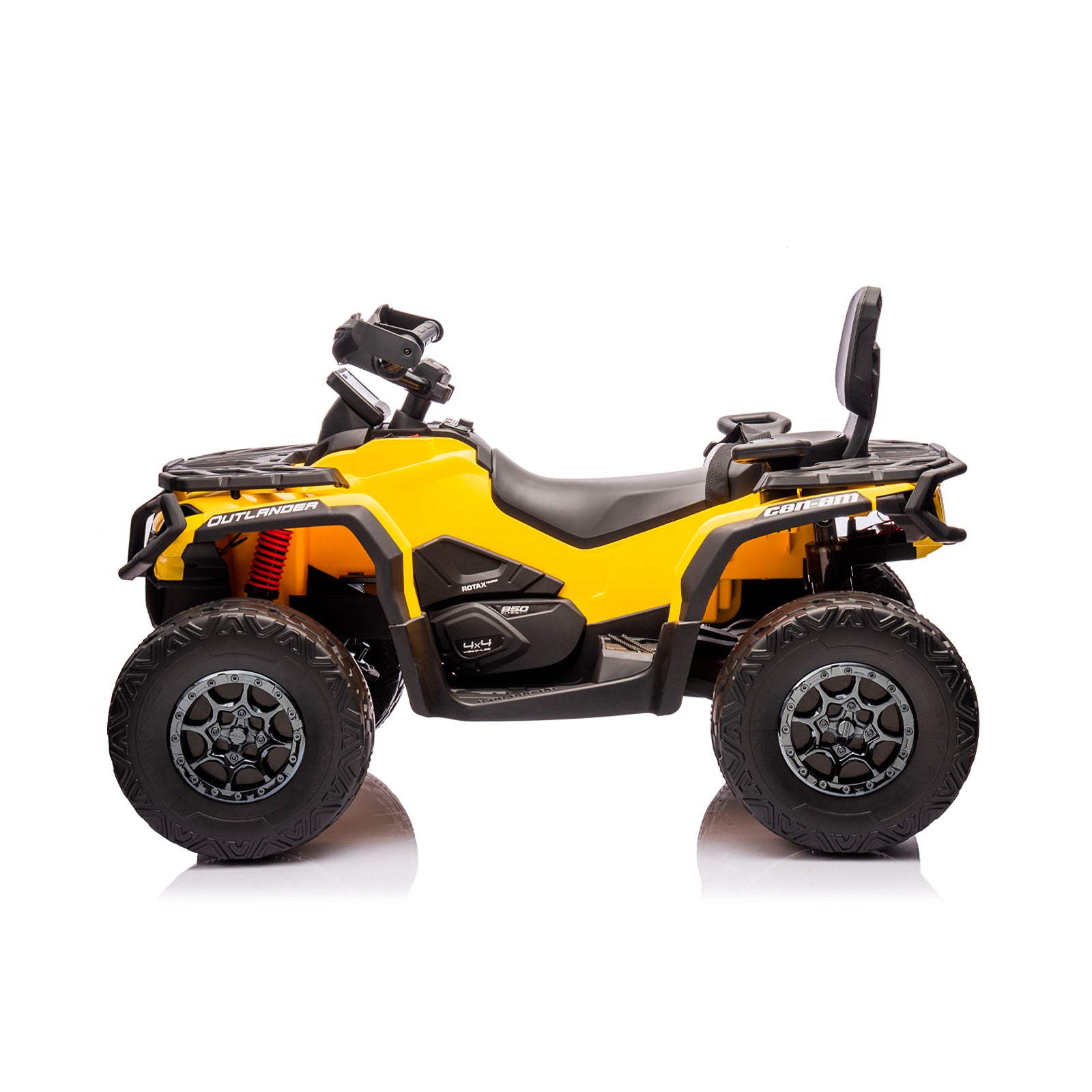 Ел. Atv Can Am Outlander Жълто Eva Гуми Chipolino
