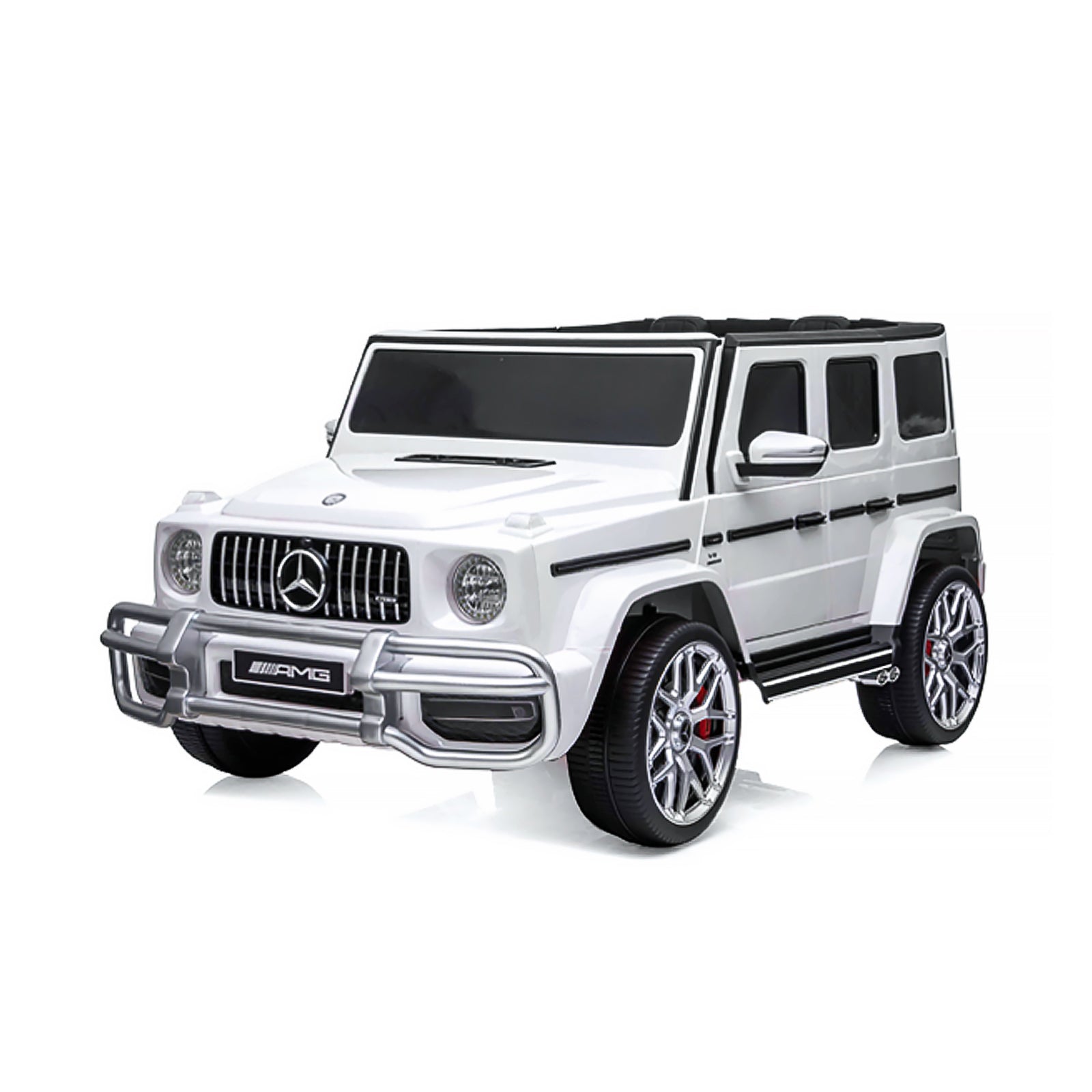 Eл.джип Mercedes G63 За Две Деца Бял Eva Chipolino