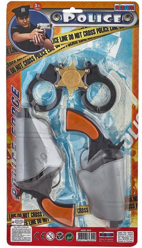 Revolvere de poliție cu tocuri și cătușe 23X43X4