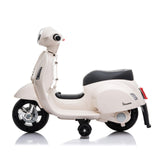 Електрически Мотор Mini Vespa Бял Chipolino