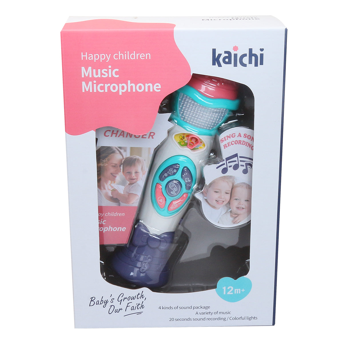 Записващ Микрофон С Музика И Светл.момич Chipolino