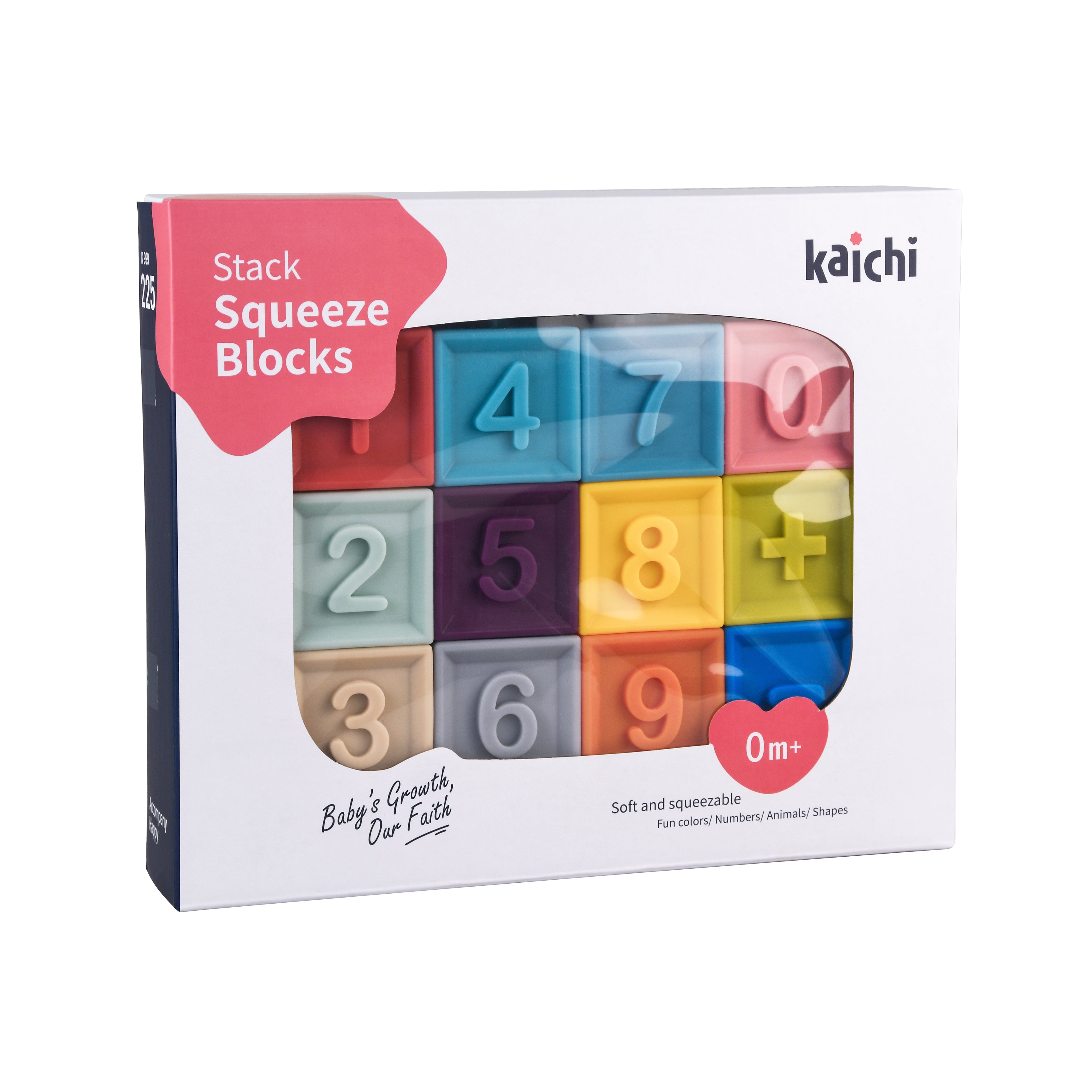 Беб. Меки Кубчета За Игра С Цифри 12 Бр. Chipolino